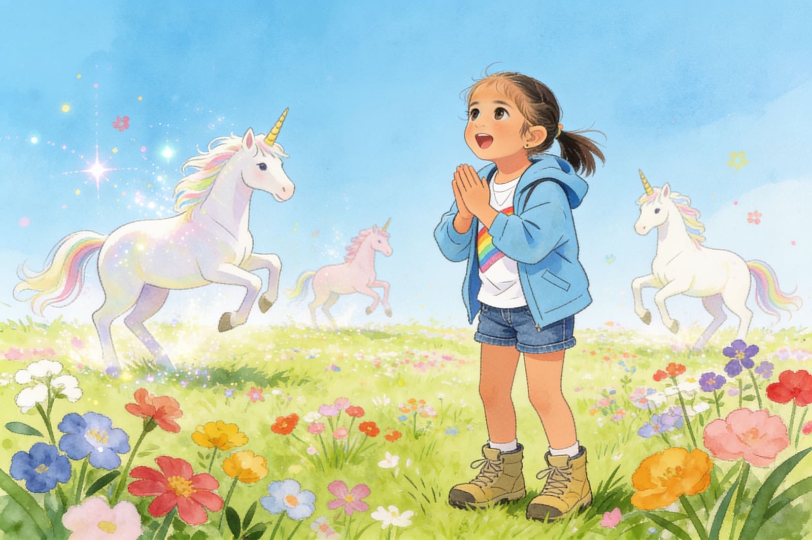 Amairaa's Unicorn Adventure — illustration for page 8