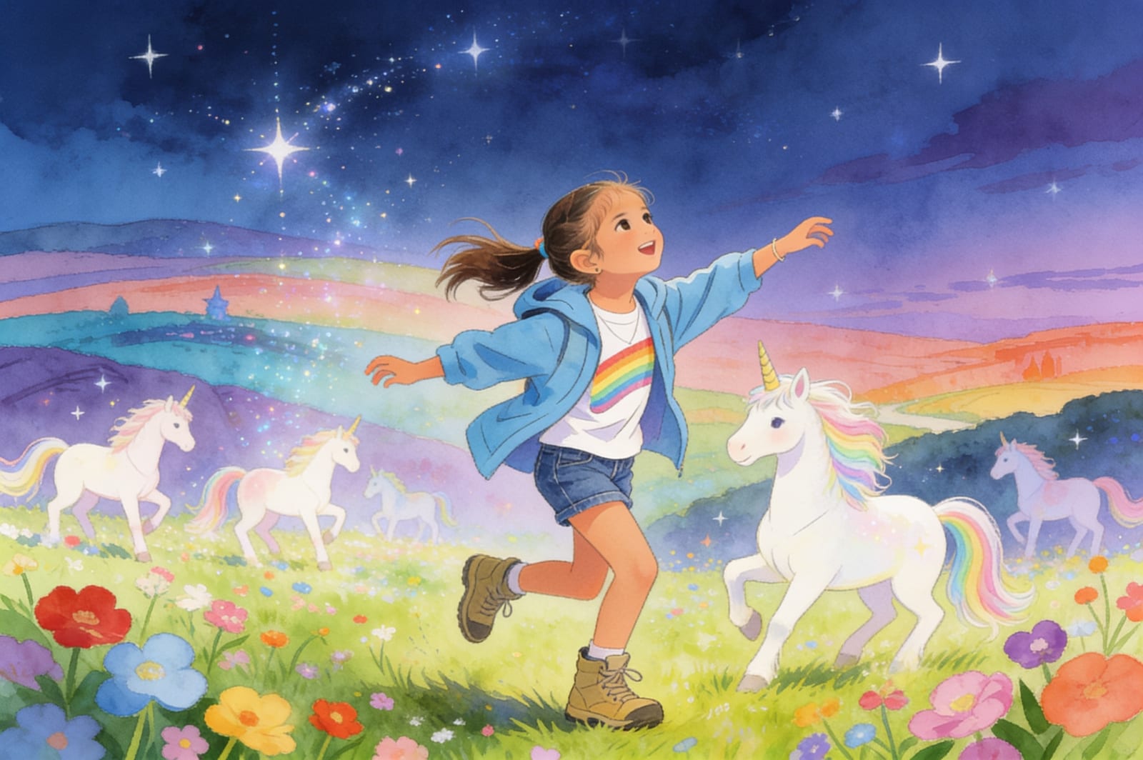 Amairaa's Unicorn Adventure — illustration for page 9