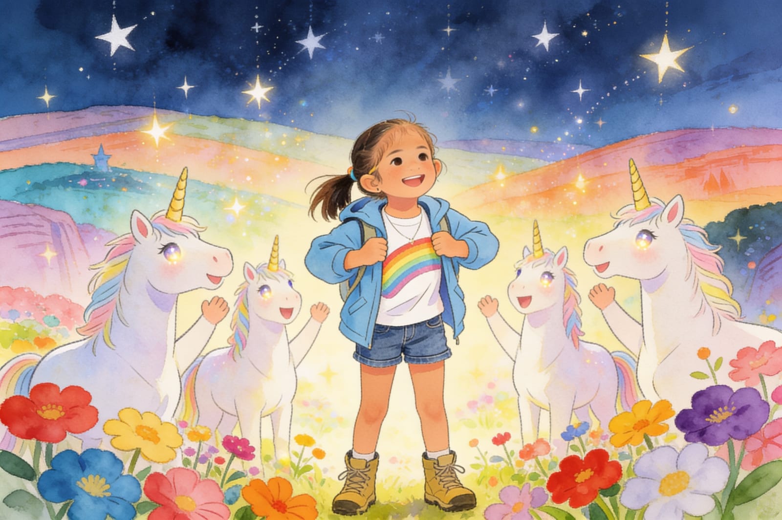 Amairaa's Unicorn Adventure — illustration for page 14