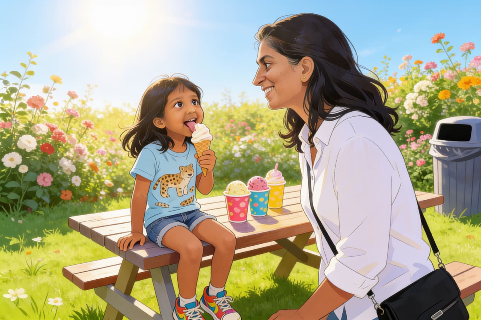 Aahana's Great Zoo Adventure — illustration for page 10