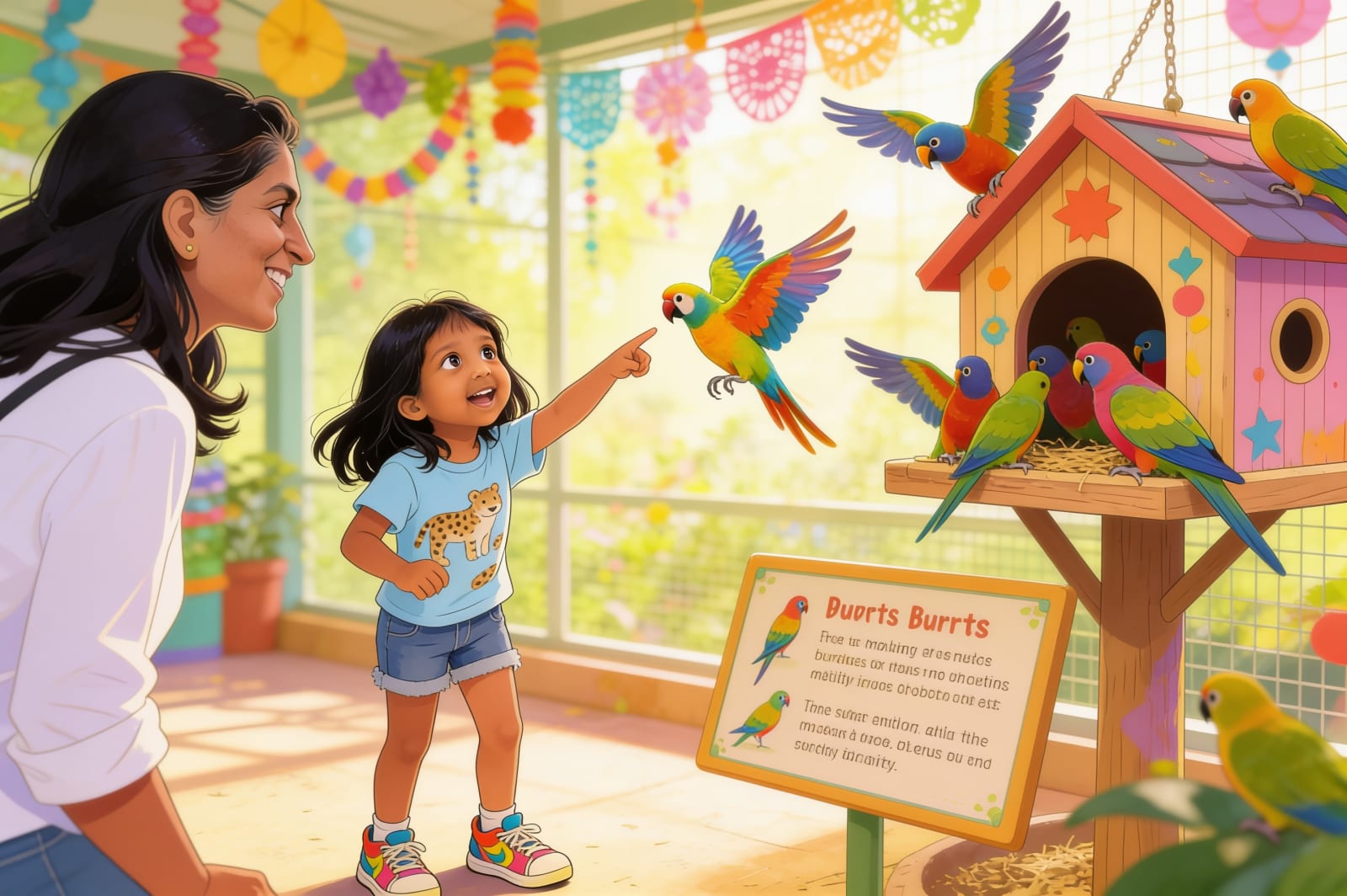 Aahana's Great Zoo Adventure — illustration for page 12