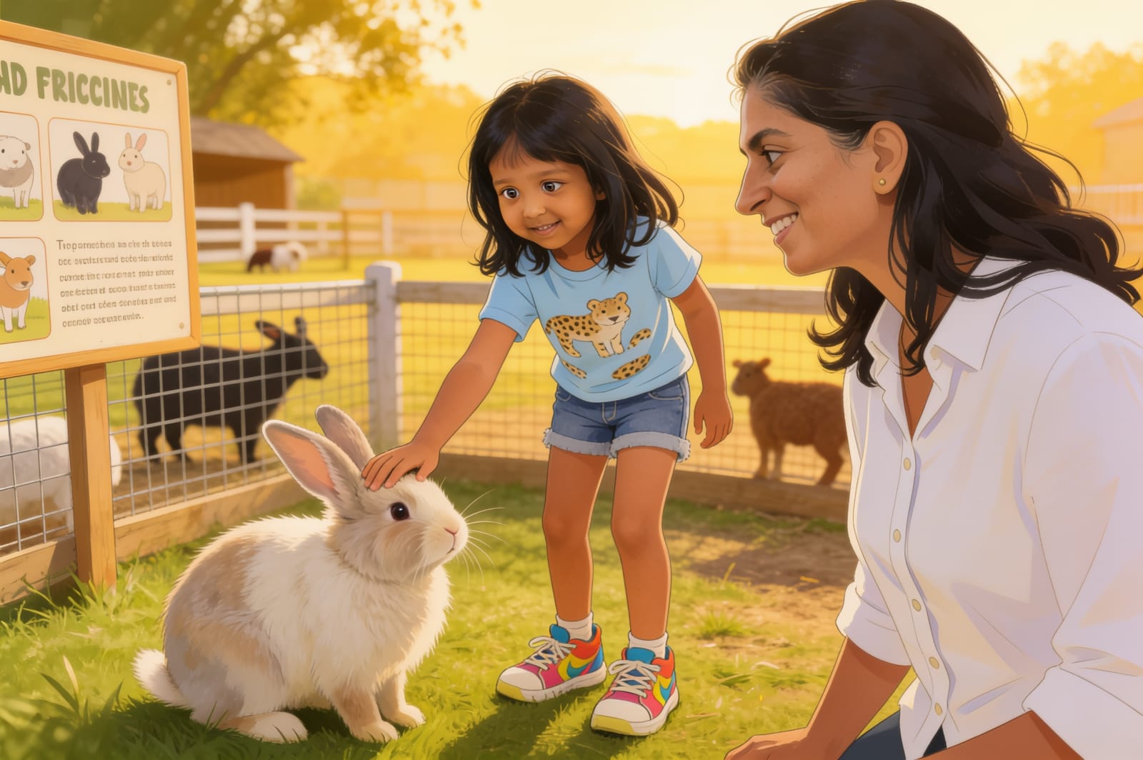 Aahana's Great Zoo Adventure — illustration for page 13