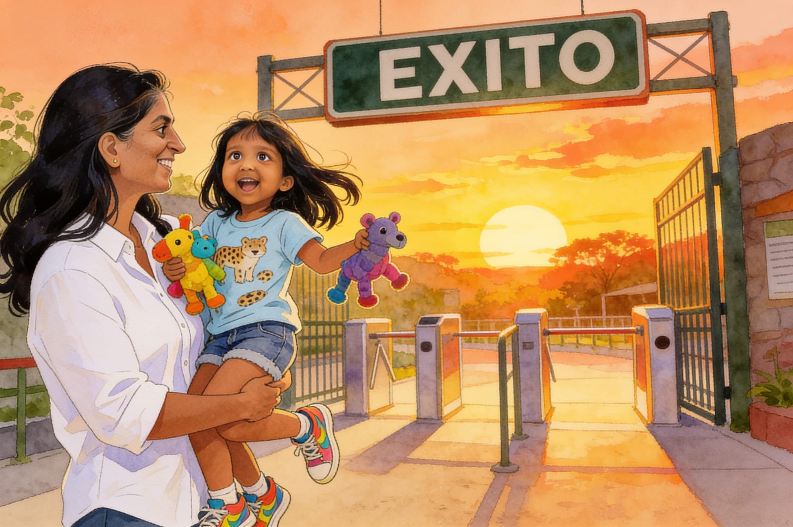 Aahana's Great Zoo Adventure — illustration for page 15