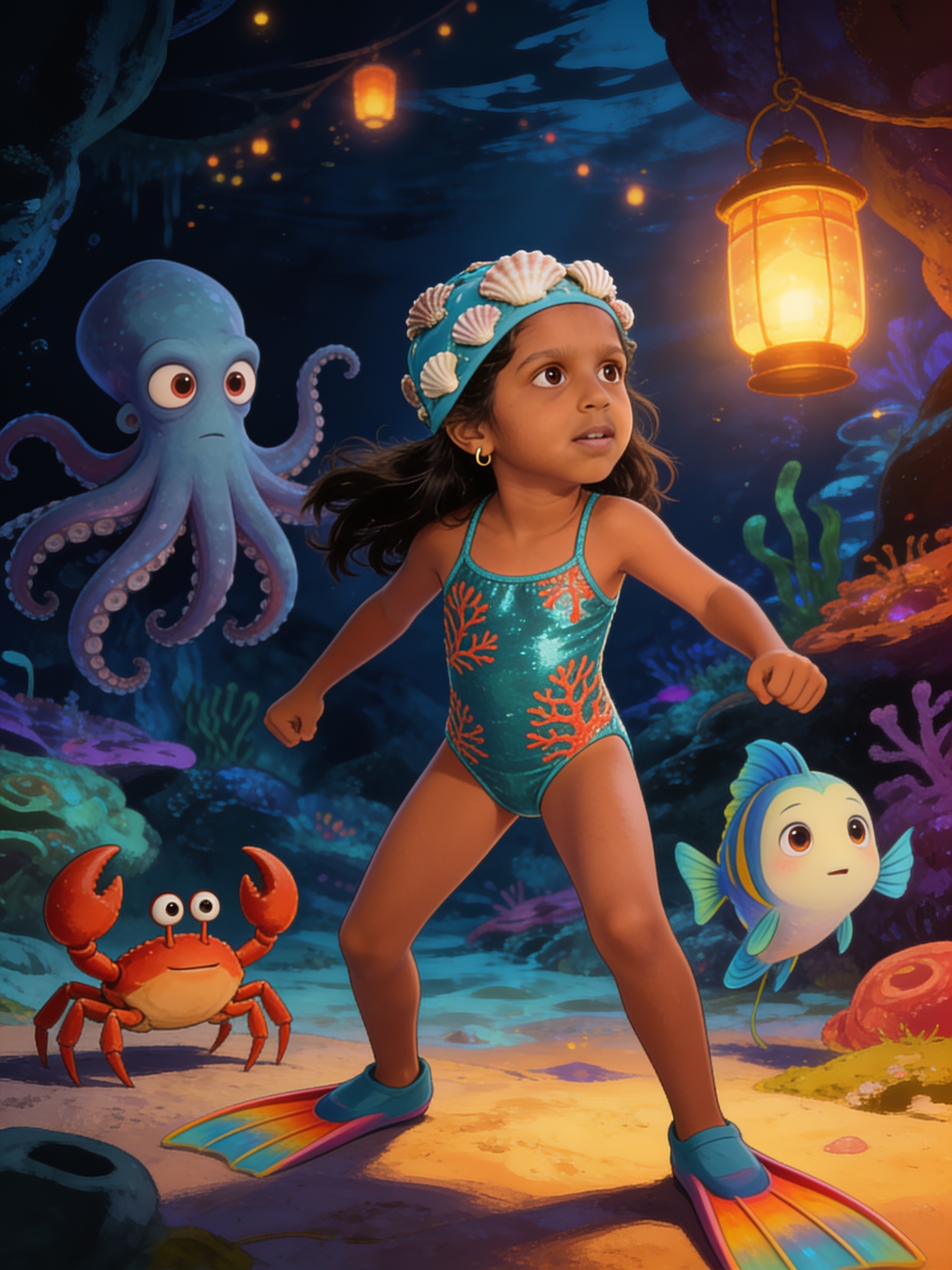Aahana and the Deep Sea Festival of Lights