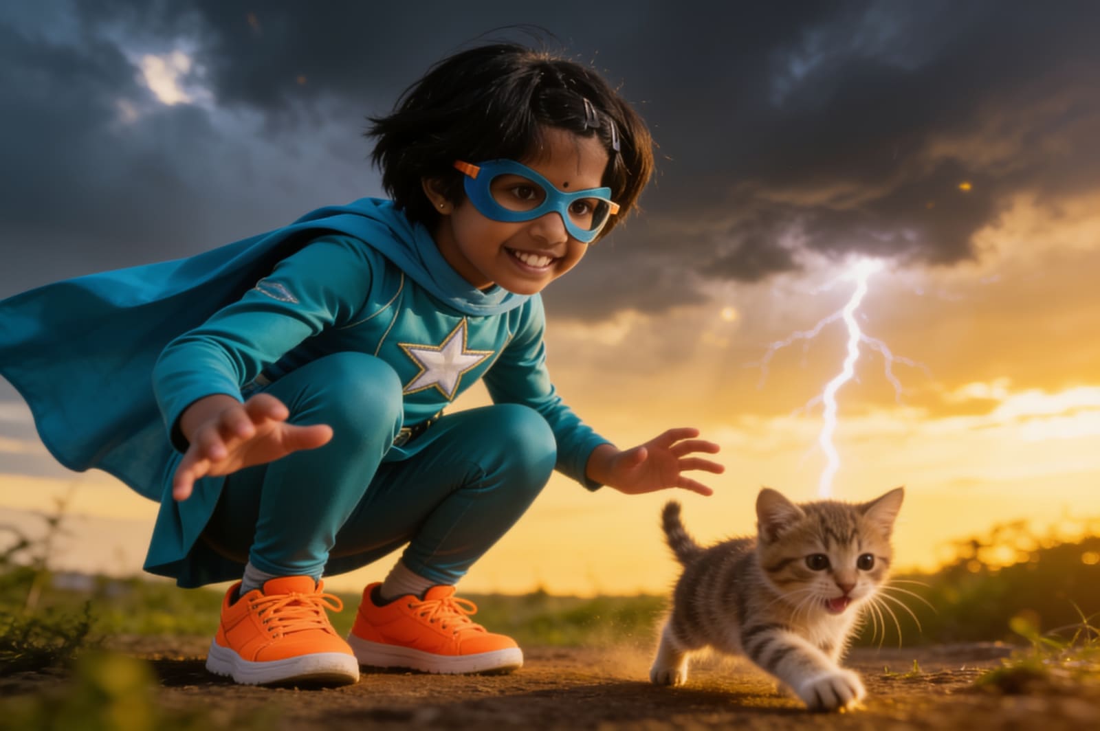 Diya and the Stormy Rescue — illustration for page 6