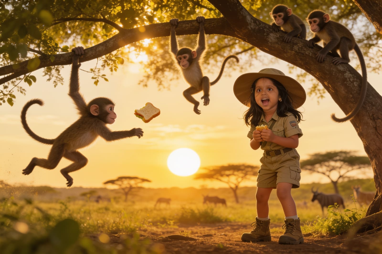 Aahana's Safari of Small Wonders — illustration for page 3