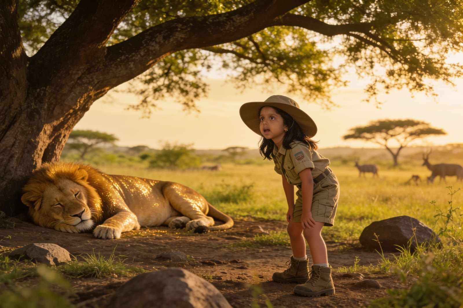 Aahana's Safari of Small Wonders — illustration for page 6