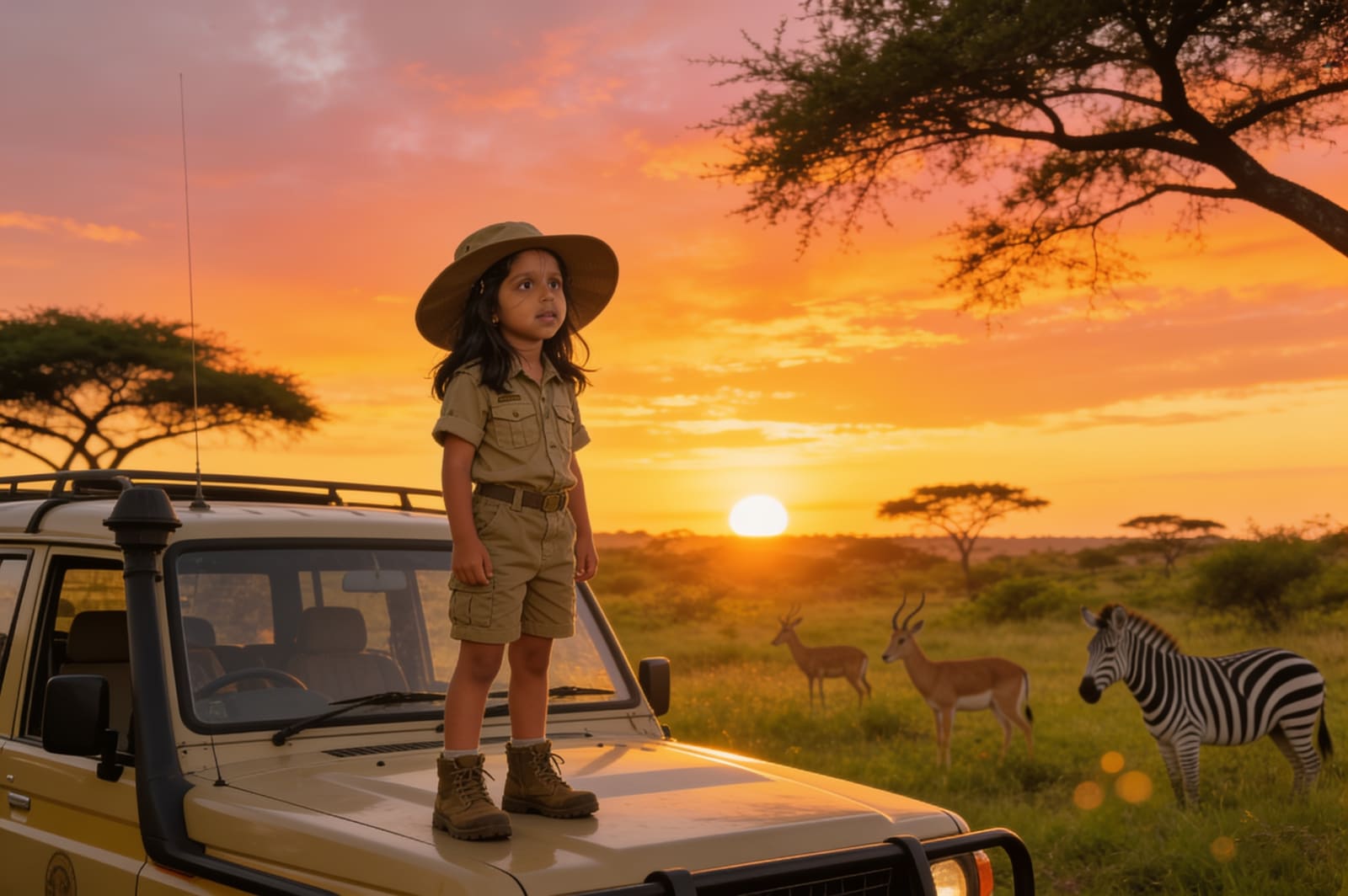 Aahana's Safari of Small Wonders — illustration for page 8