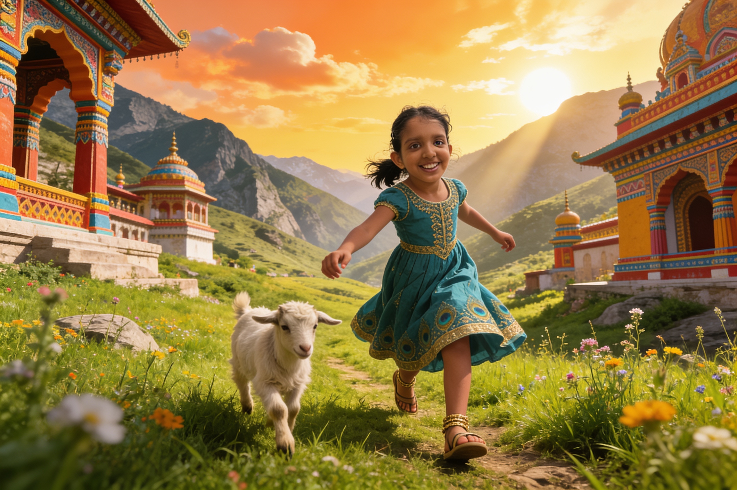 Shreya and the Mountain That Moved — illustration for page 6