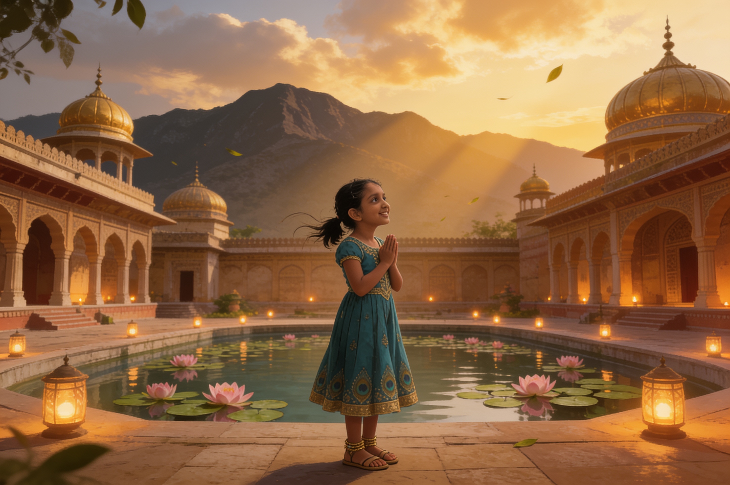 Shreya and the Mountain That Moved — illustration for page 15