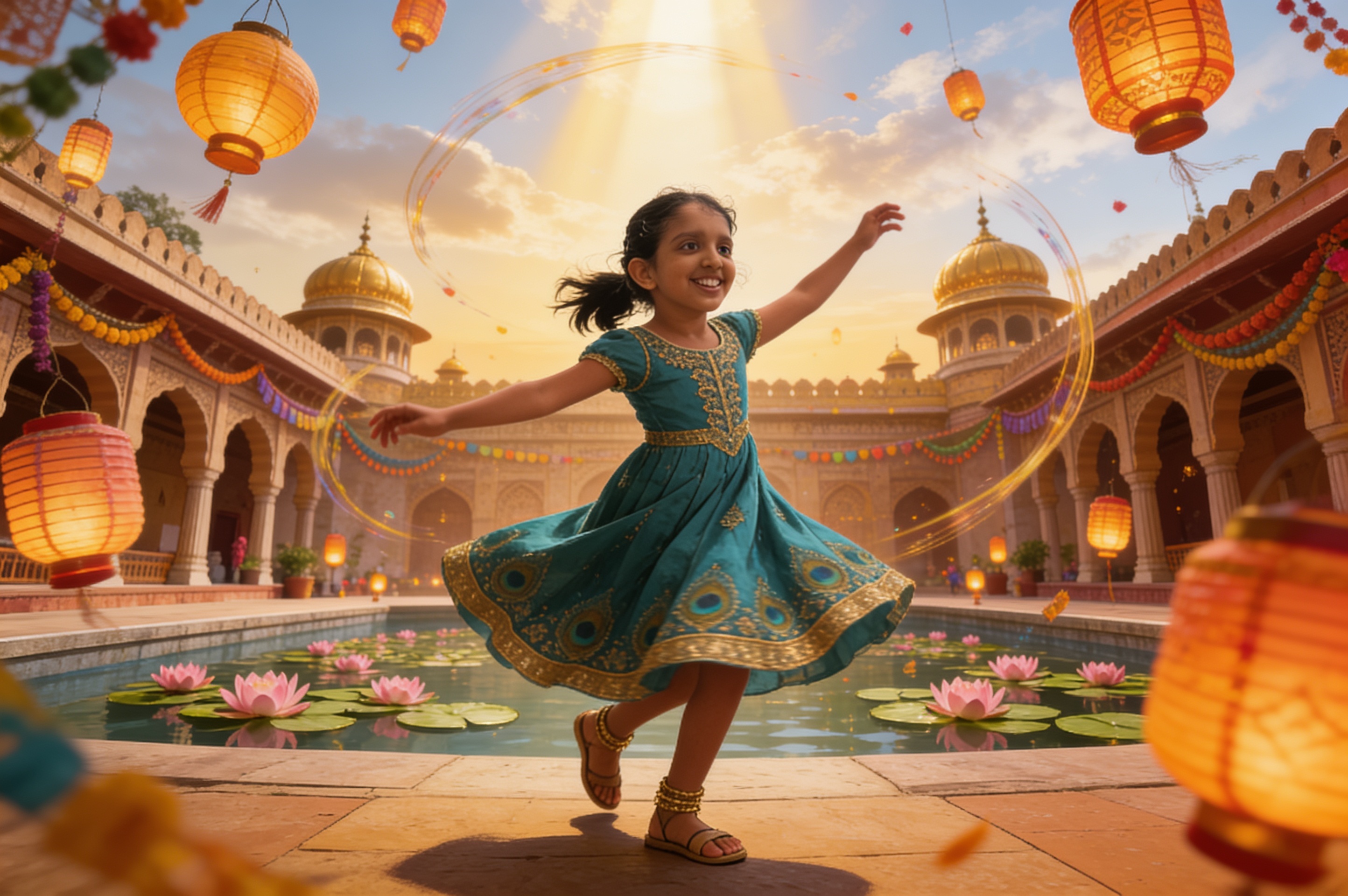 Shreya and the Mountain That Moved — illustration for page 14
