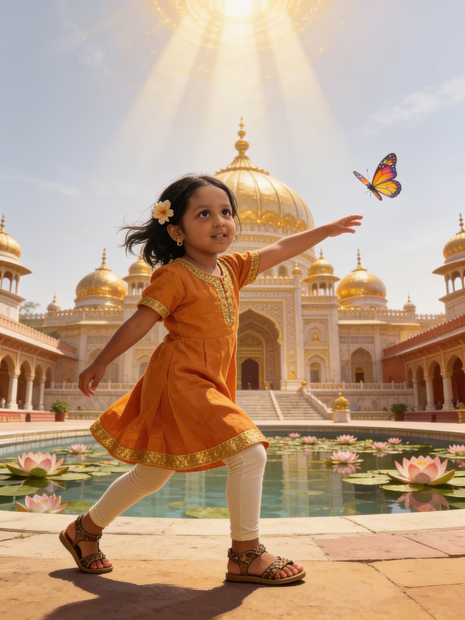 Cover of Aahana's Krishna Adventure and the big leaf umbrella