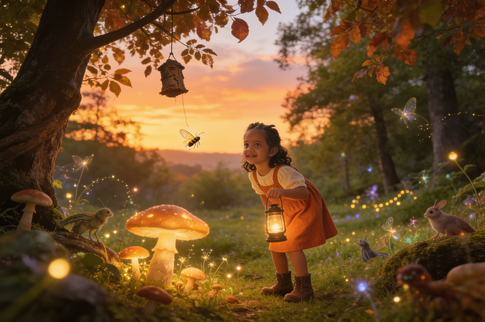 Firefly Bedtime: A Story for Sehr — illustration for page 2