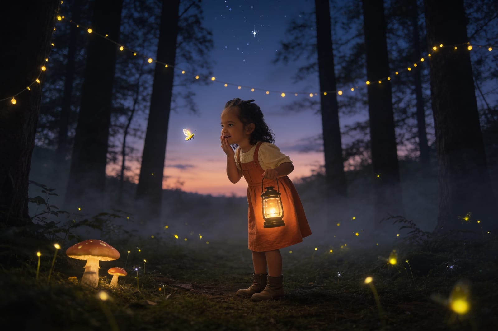 Firefly Bedtime: A Story for Sehr — illustration for page 5
