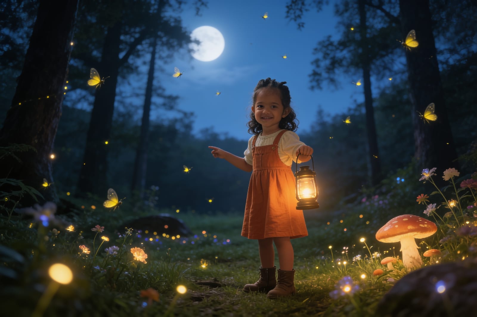 Firefly Bedtime: A Story for Sehr — illustration for page 10