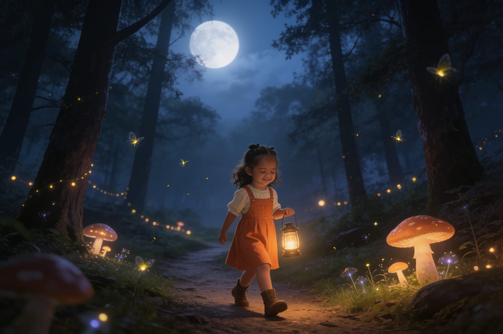 Firefly Bedtime: A Story for Sehr — illustration for page 16