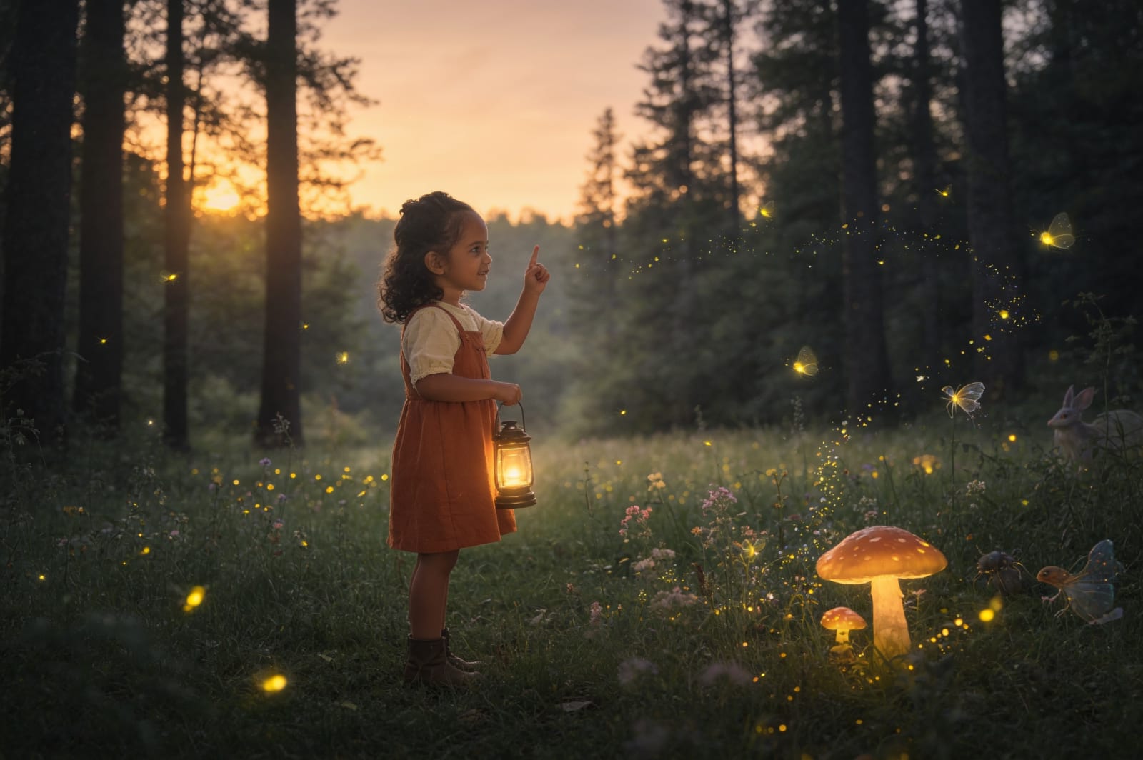 Firefly Bedtime: A Story for Sehr — illustration for page 4