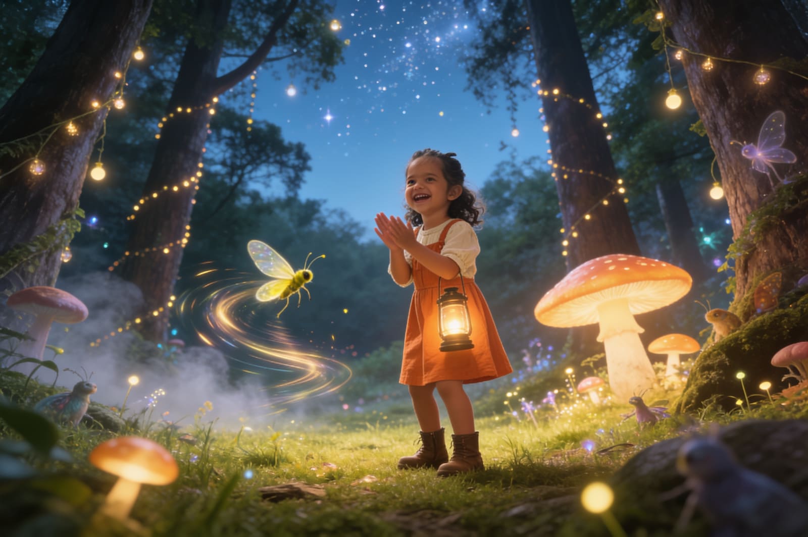 Firefly Bedtime: A Story for Sehr — illustration for page 12