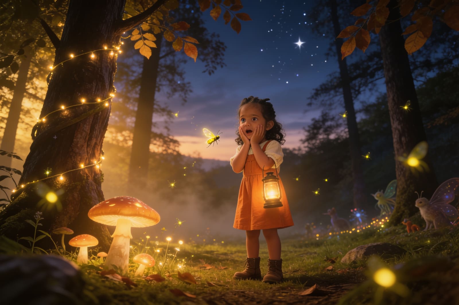 Firefly Bedtime: A Story for Sehr — illustration for page 11
