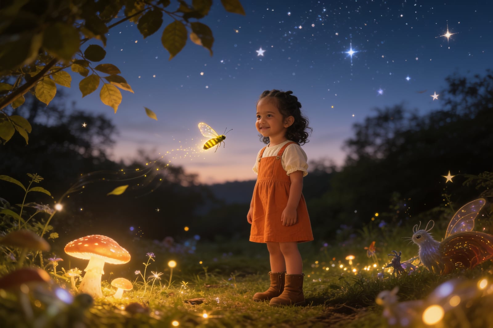 Firefly Bedtime: A Story for Sehr — illustration for page 15