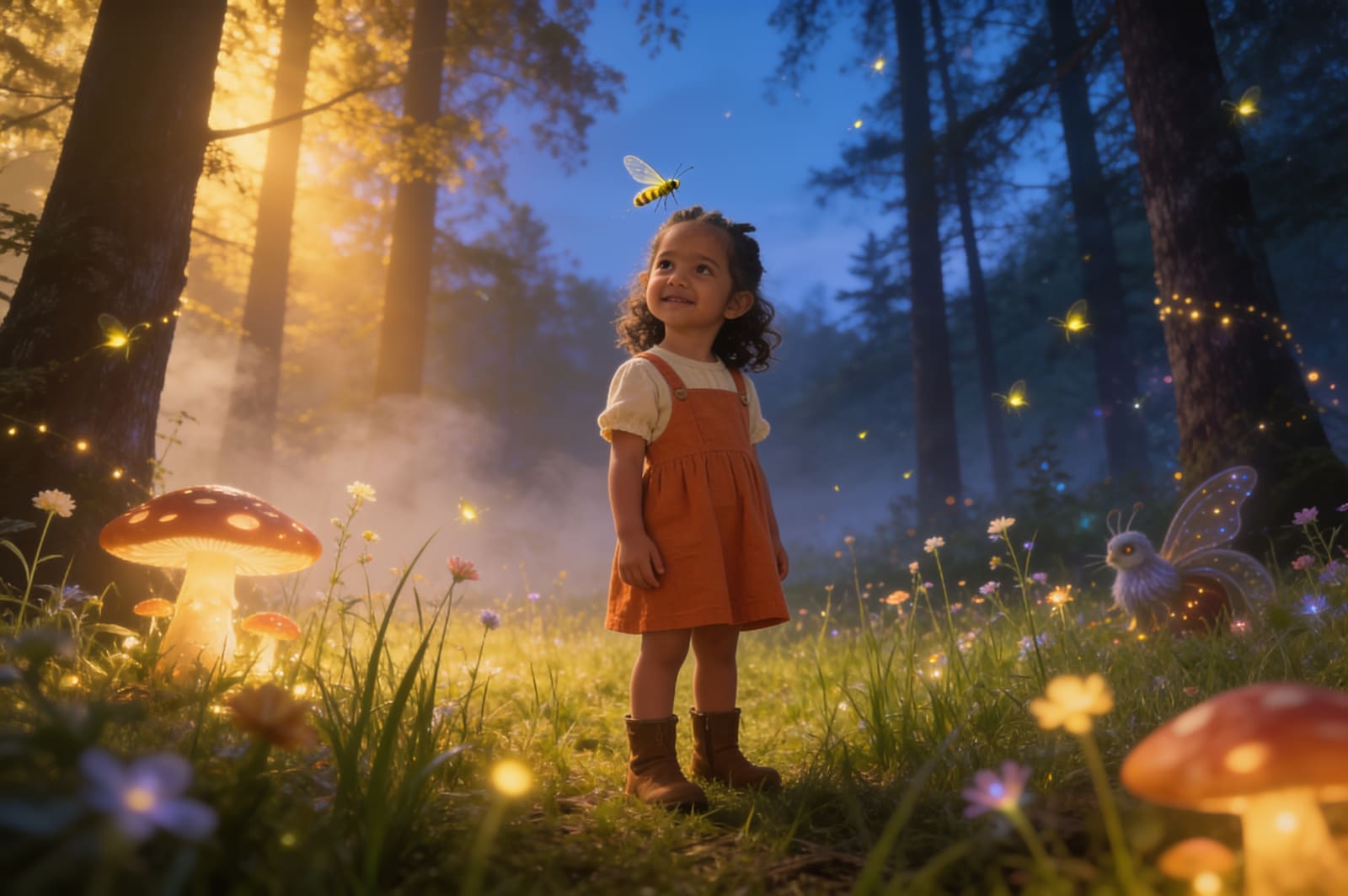 Firefly Bedtime: A Story for Sehr — illustration for page 6