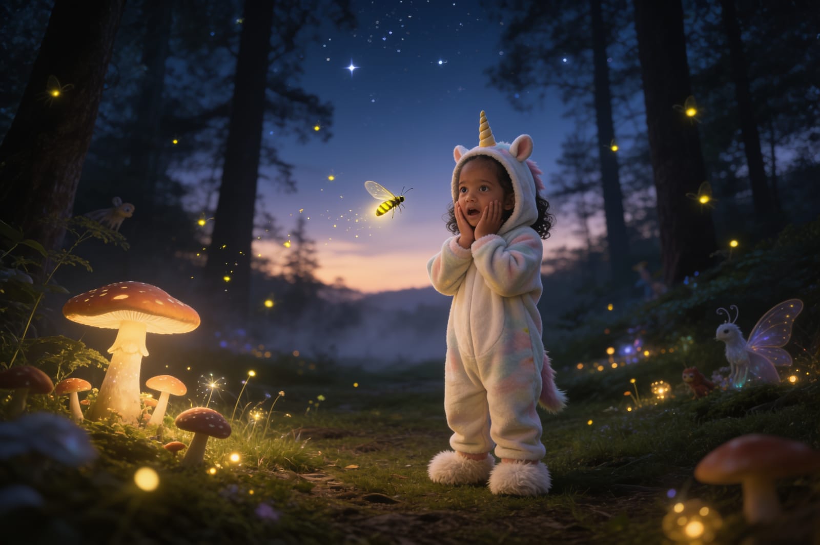 Firefly Bedtime: A Story for Sehr — illustration for page 11