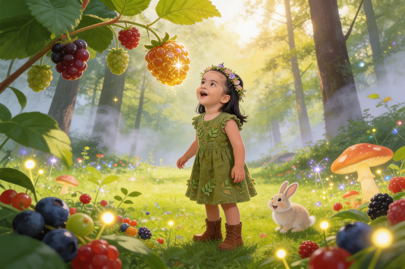Soha's Berry Basket — illustration for page 13