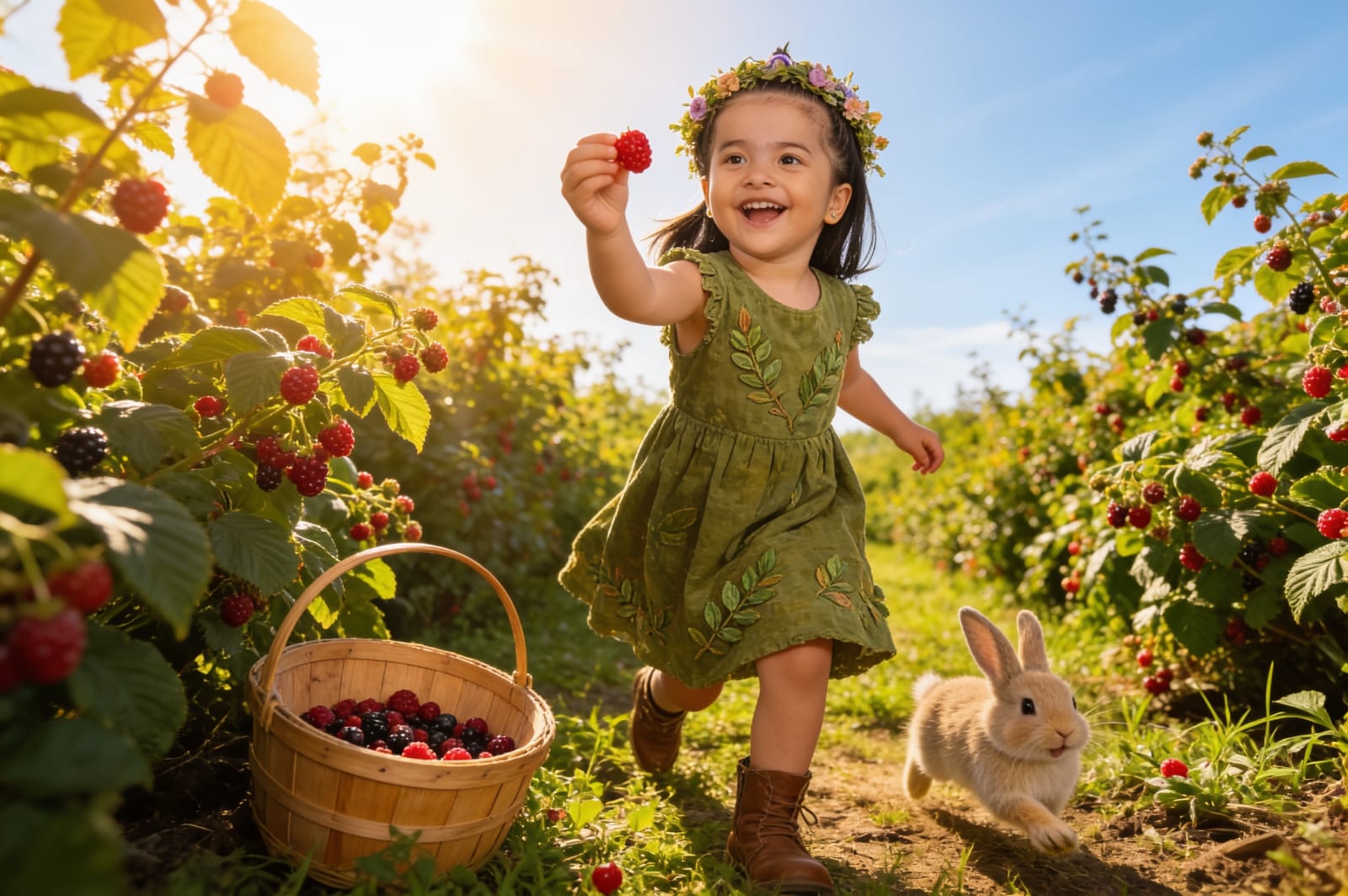Soha's Berry Basket — illustration for page 5