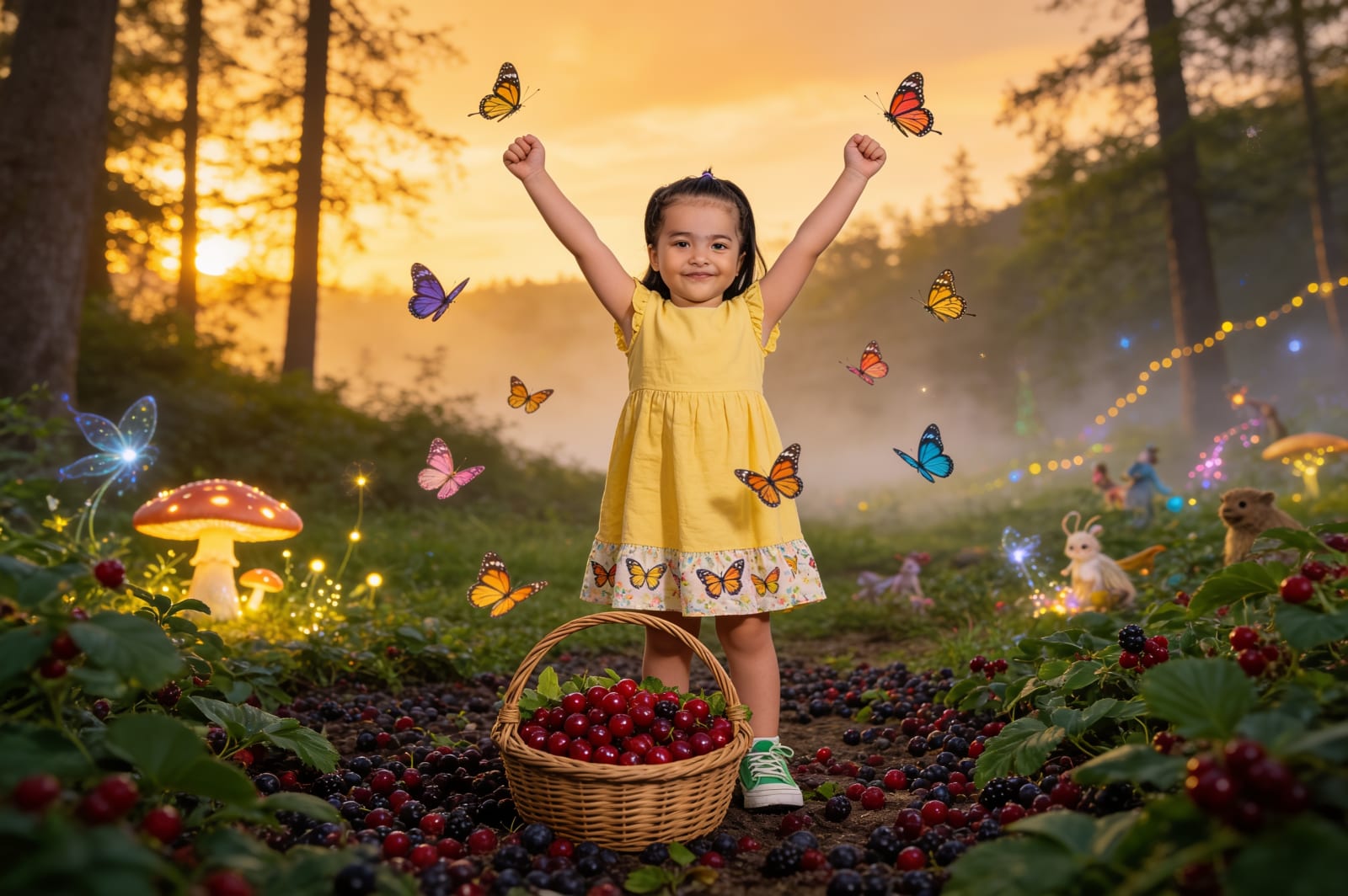 Bunny's Berry Basket — illustration for page 4