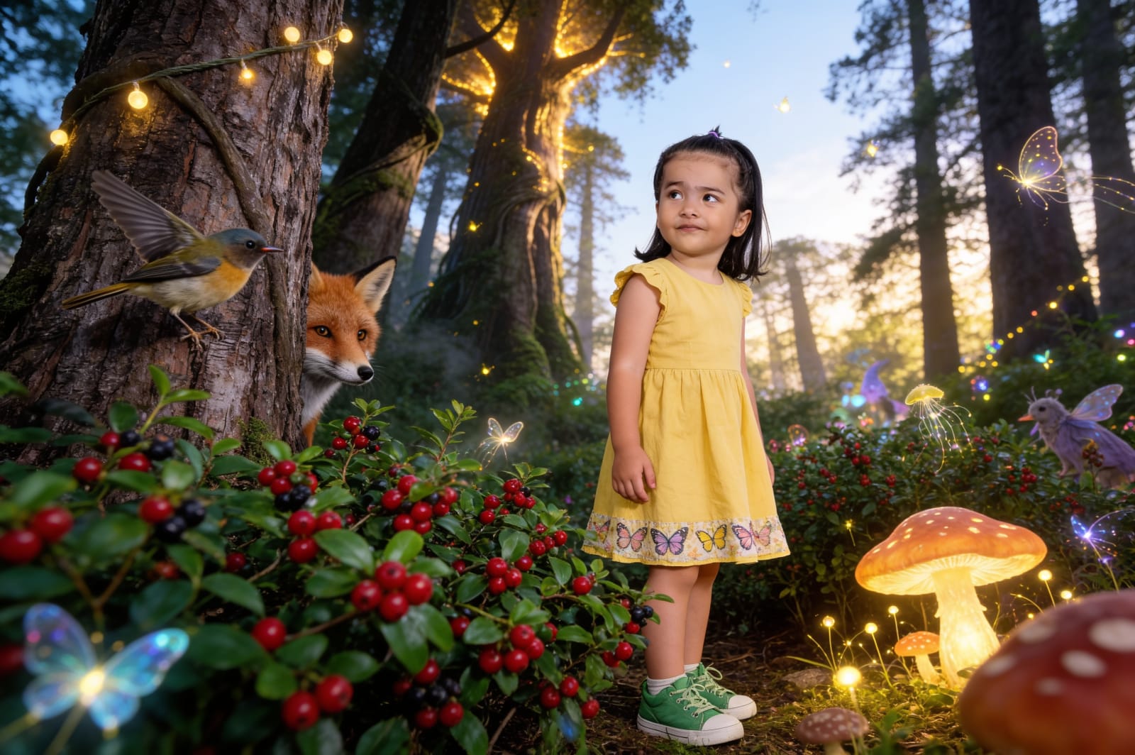 Soha's Berry Basket — illustration for page 7