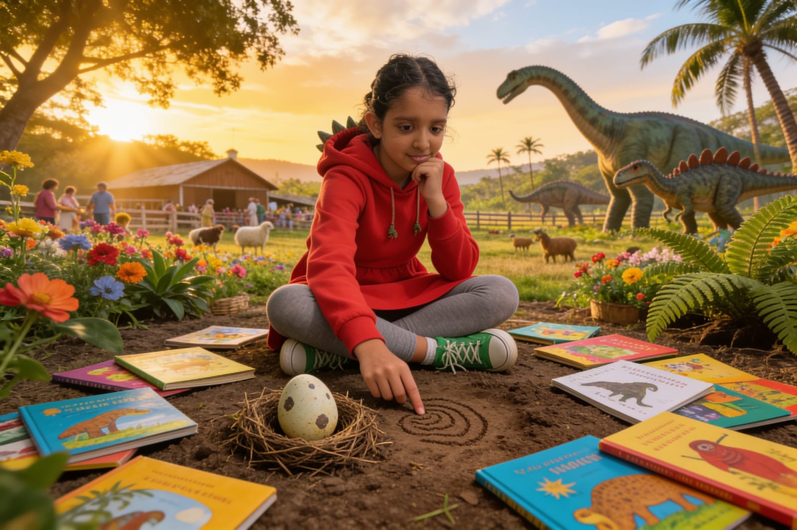 Shreya and the Egg That Would Not Hatch — illustration for page 3