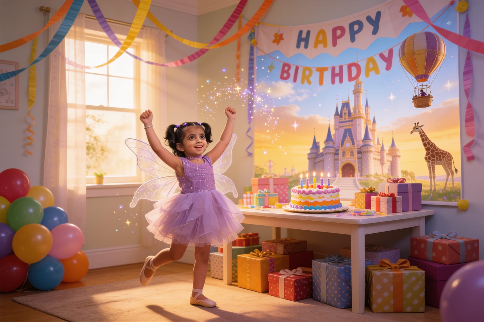 Ayzal's Birthday Surprise — illustration for page 1