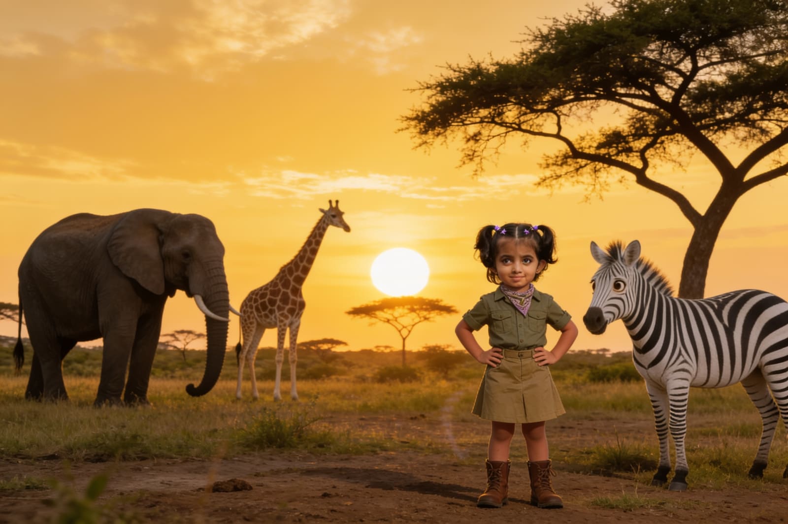 Ayzal and the Zebra Who Lost His Stripes — illustration for page 14