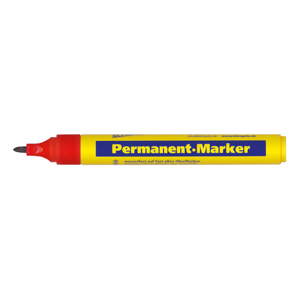 Bleispitz Permanent Marker Red 1.5-3.0mm