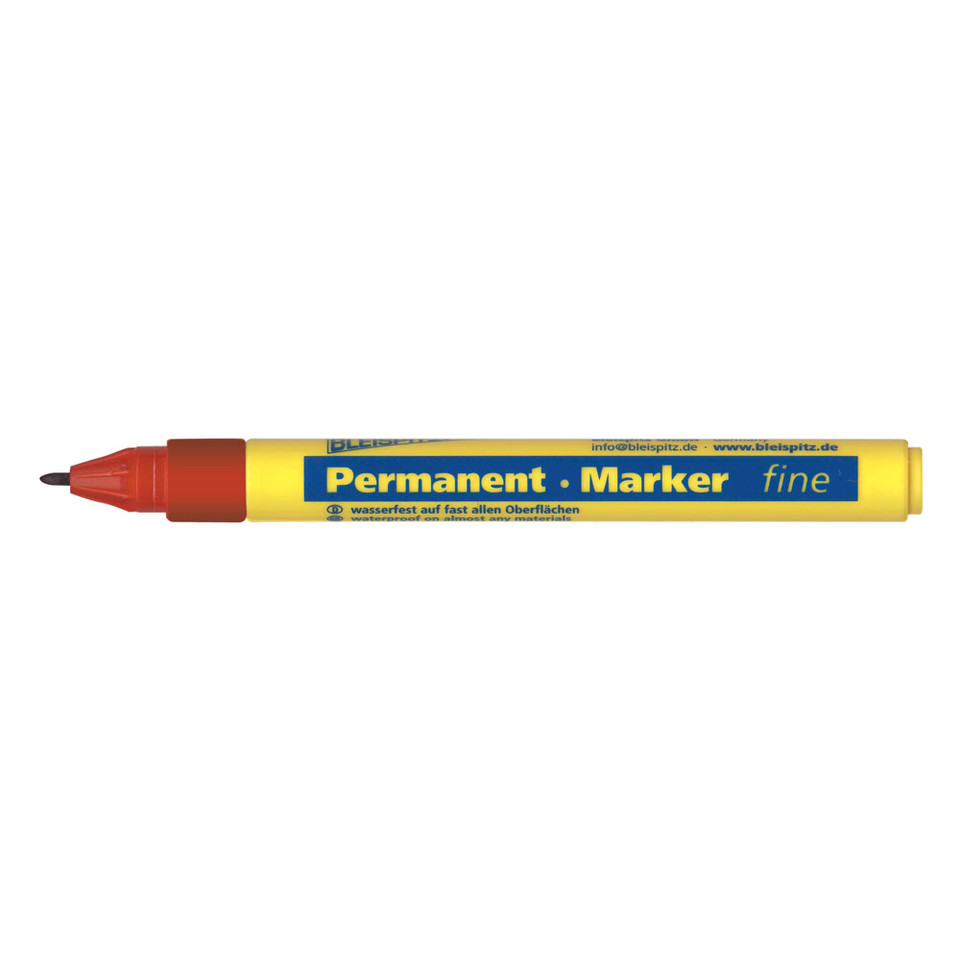 Bleispitz Permanent Marker Fine Red 1.0mm