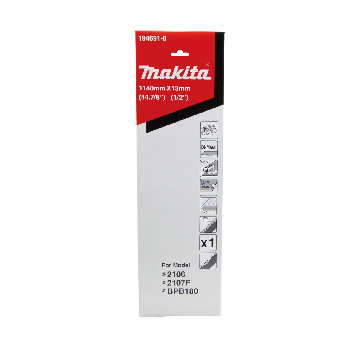 MAKITA 194691-8 1140mm BANDSAW BLADE 14TPI