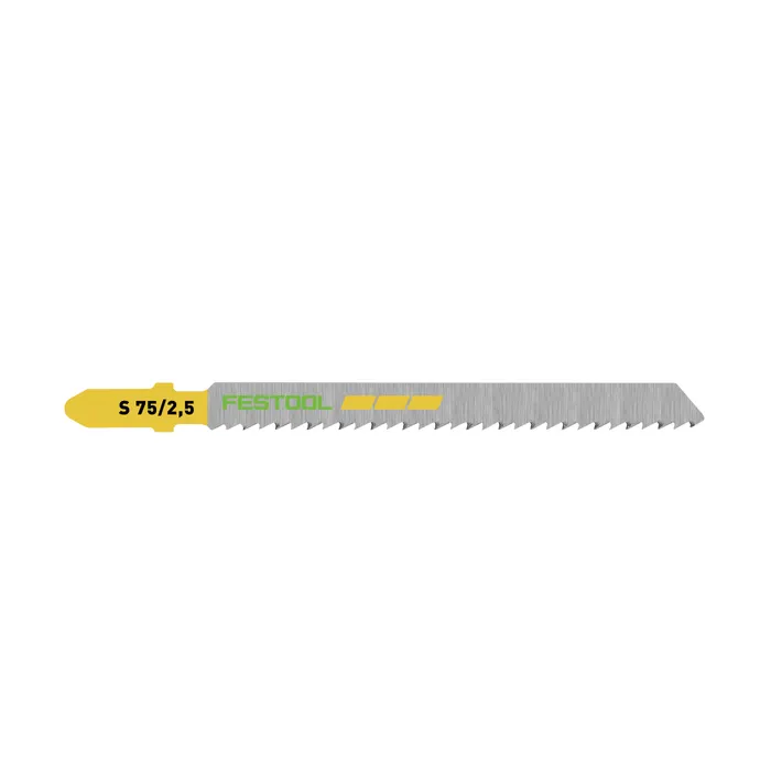 FESTOOL 204256 Fine Cut Jigsaw Blade S 75mm x 2.5mm - 5 Pack