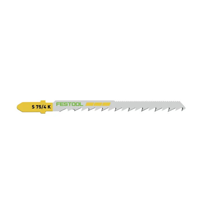 FESTOOL 204265 Curved Cut Jigsaw Blade S 75mm x 4mm K - 5 Pack