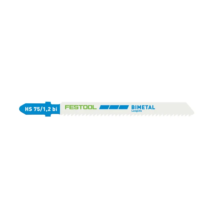 FESTOOL 204270 Aluminium Jigsaw Blade HS 75mm x 1.2mm BI - 5 Pack