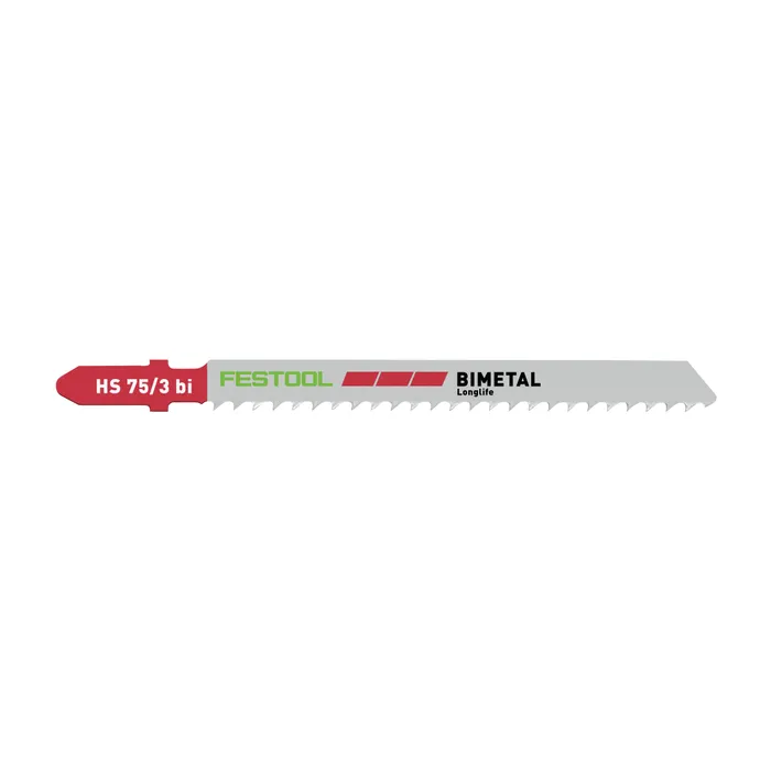 FESTOOL 204336 Laminate Jigsaw Blade HS 75mm x 3mm BI - 5 Pack