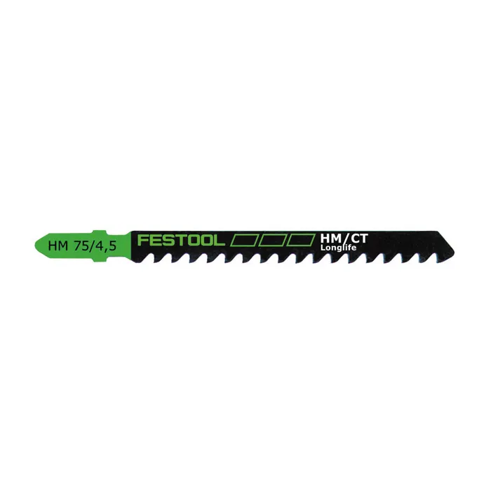 FESTOOL 204343 Jigsaw Blade - Building Material HM 75mm x 4.5mm - 1 Pack
