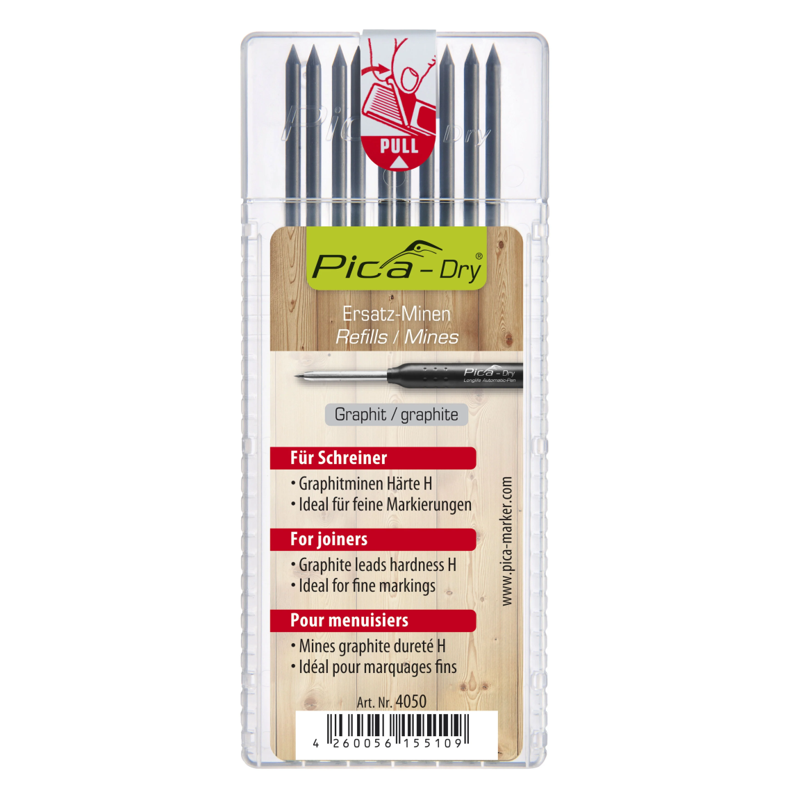 PICA DRY REFILLS GRAPHITE HARD FOR JOINERS