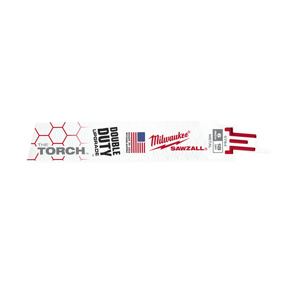 MILWAUKEE 150mm 18TPI TORCH™ SAWZALL™ Blades(5 Pk)