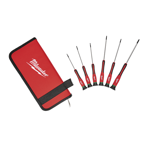 MILWAUKEE 48222610 6 PC TORX™ Precision Screwdriver Set w/ Case