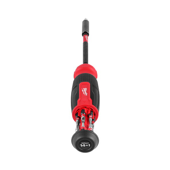 MILWAUKEE 14-IN-1 MULTI-BIT SCREWDRIVER WITH SHOCKWAVE™ BITS
