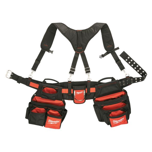 MILWAUKEE CONTRACTOR WORK BELT W/ SUSPENSION RIG