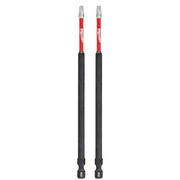 MILWAUKEE SHOCKWAVE™ POWER BIT SQUARE RECESS #2 150MM (6") 2PK