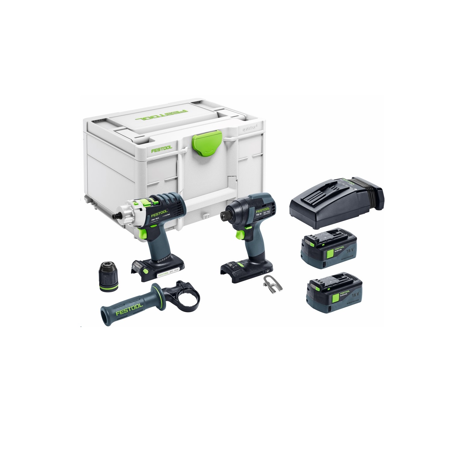 FESTOOL 576999 2PC COMBO KIT TID18/TPC18 18V