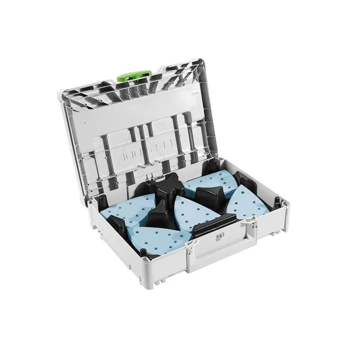 FESTOOL 578195 Granat Abrasive STF-Delta Systainer Set 9 Hole