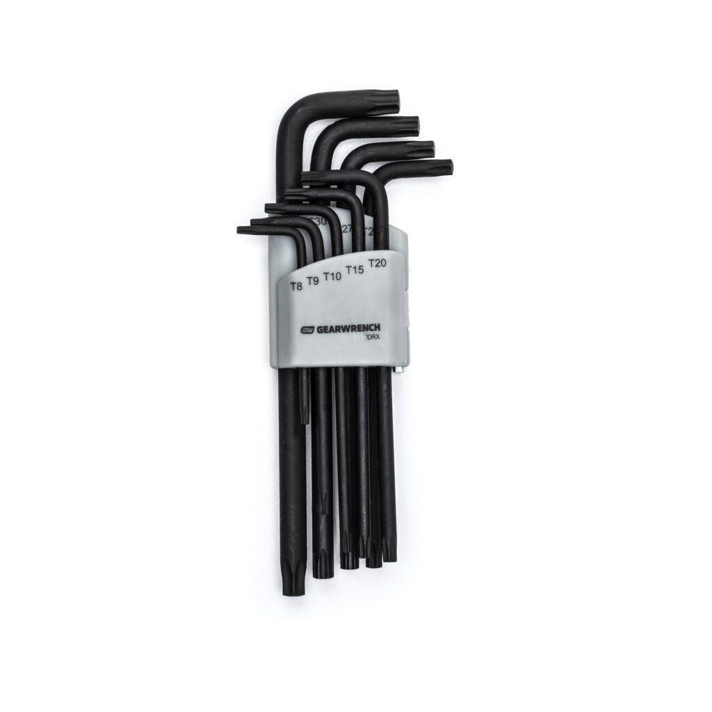 GEARWRENCH 9 piece Torx Long Arm Hex Key Set 83522